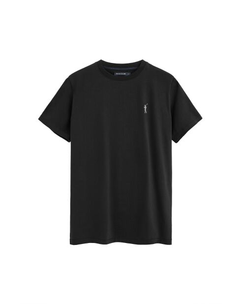 T-Shirt à manches courtes en coton Louis noir