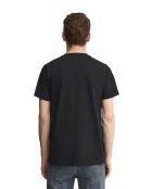 T-Shirt à manches courtes en coton Louis noir