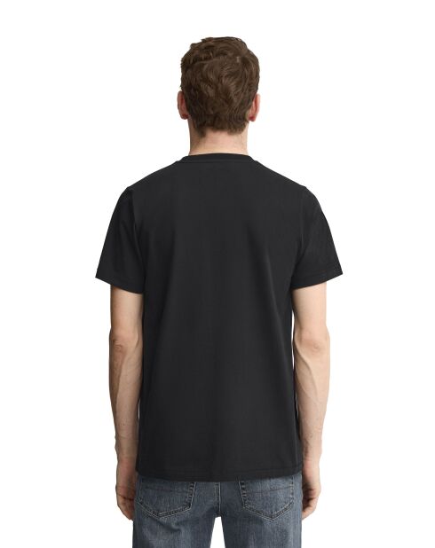 T-Shirt à manches courtes en coton Louis noir