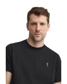 T-Shirt à manches courtes en coton Louis noir
