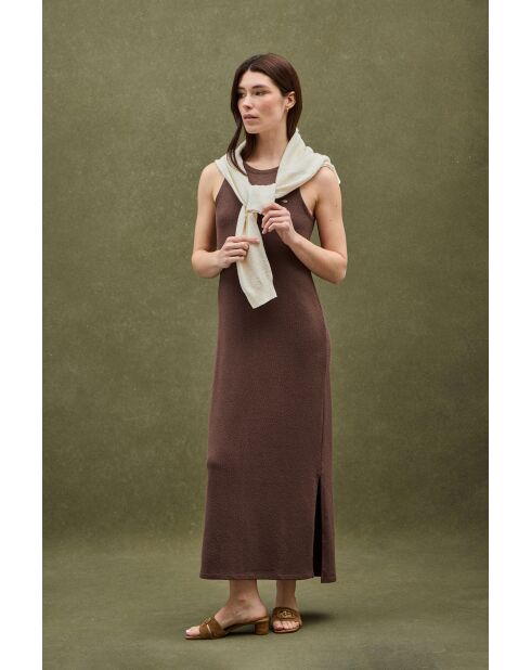 Robe en coton Alessia chocolate