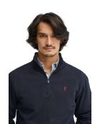 Felpa Albin in cotone blu