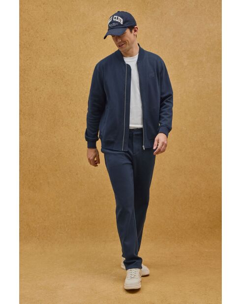 Felpa Georges in cotone blu