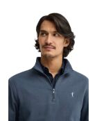 Felpa Arnaud in cotone blu denim
