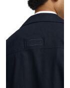 Giacca Sergio in misto lino blu