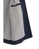 Giacca Sergio in misto lino blu