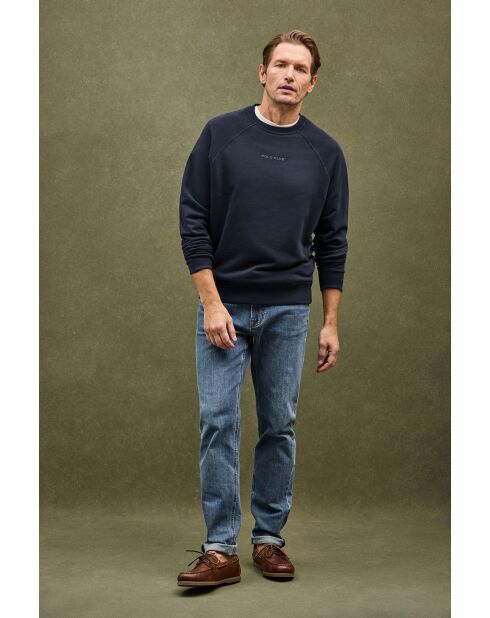 Felpa Germain in cotone blu scuro