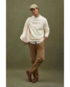 Felpa Dorian in cotone ecru