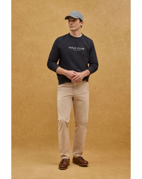 Sweat-shirt en coton Edgar noir