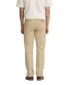 Beige katoenen chinobroek Sean