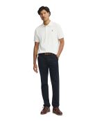 Polo Adrien a manica corta in cotone ecru