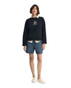 Sweat-shirt en coton Stéphanie navy