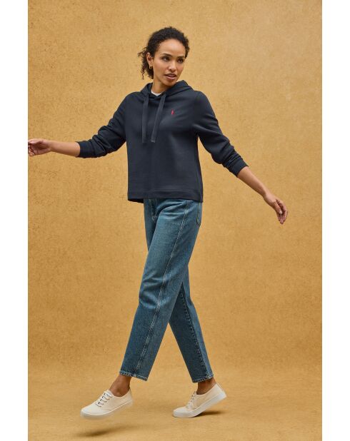 Sweat-shirt en coton Mélissa navy