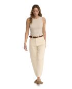 Canotta Luna beige in cotone