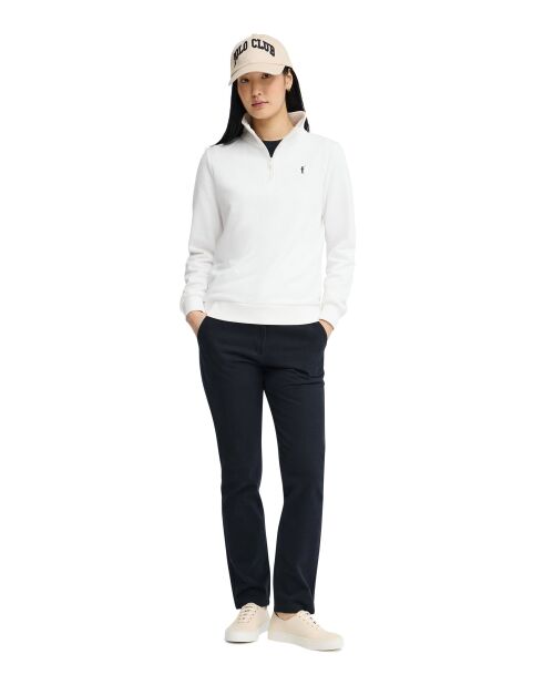 Sweat-shirt en coton Morgane white