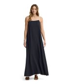 Robe en lin Carla navy