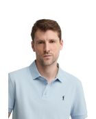 Blaues Kurzarm-Poloshirt Charles aus Baumwolle