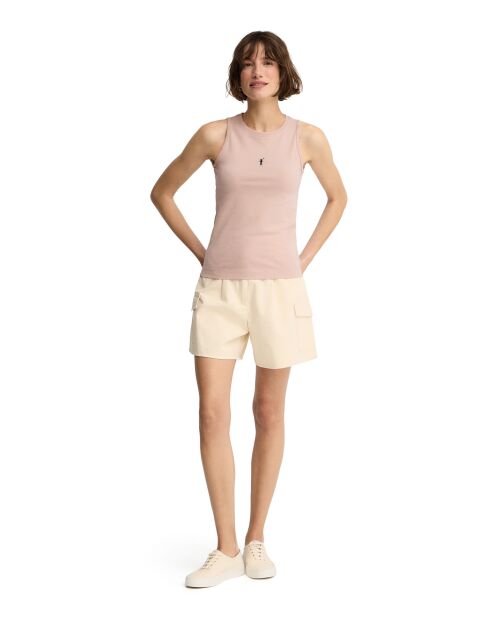 Débardeur en coton Lilou pale rose