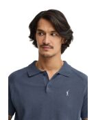 Pullover Ibrahim in cotone blu denim