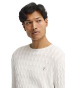 Felpa Dean in cotone ecru