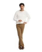 Felpa Dean in cotone ecru