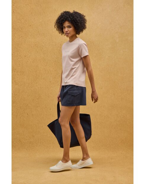 Inès Makeup Kurzarm-T-Shirt aus Baumwolle