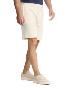 Pantaloncini da jogging Fabio in cotone ecru
