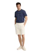 Pantaloncini da jogging Fabio in cotone ecru