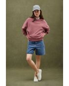 Sweatshirt Solène aus Baumwolle in Altrosa