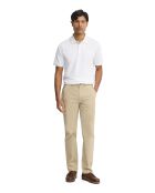 Crèmekleurige katoenen chinobroek Tyler