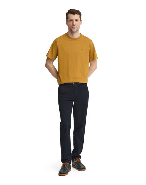 T-Shirt à manches courtes en coton Loïc mustard