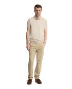 Polo Clement a manica corta in cotone beige