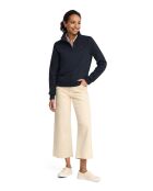 Sweat-shirt en coton Mélodie navy