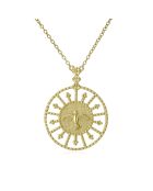 Collier Billy en laiton doré
