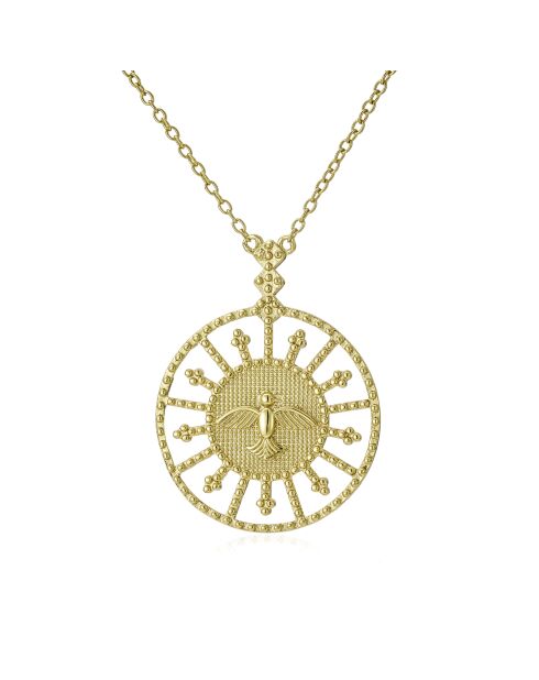 Collier Billy en laiton doré