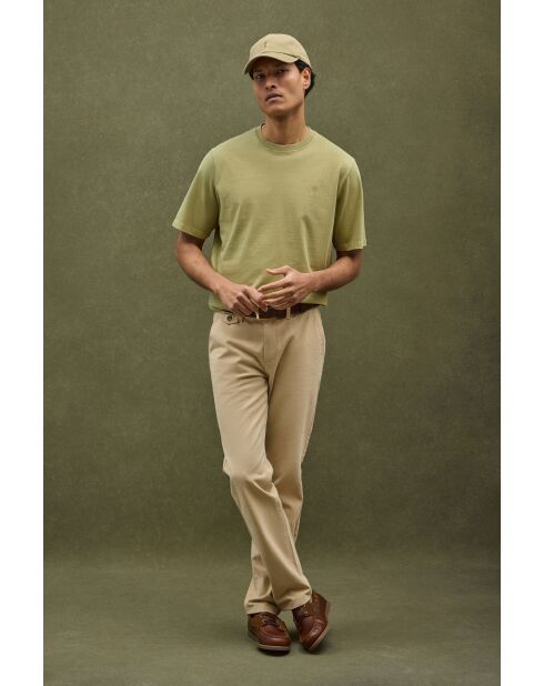 T-Shirt à manches courtes en coton Morgan leaf green