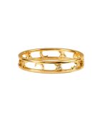 Anillo Olympe de latón dorado