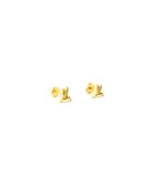 Manon Ohrringe aus goldfarbenem Messing