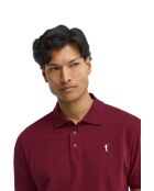 Polo à manches courtes en coton Armand garnet