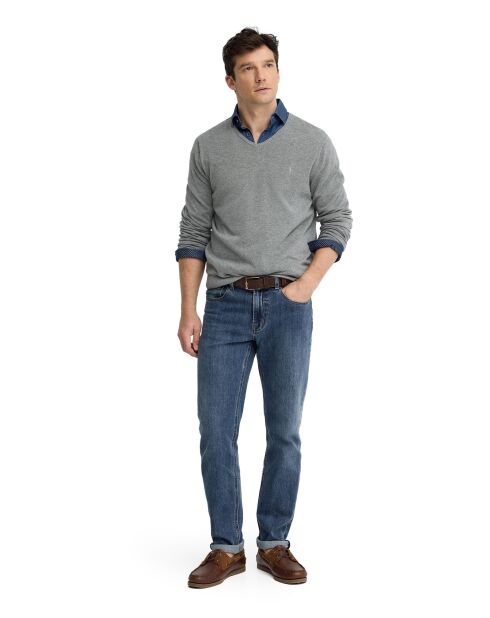 Felpa Amir vigore in cotone grigio
