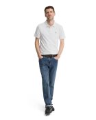 Polo a manica corta in cotone bianco Browno