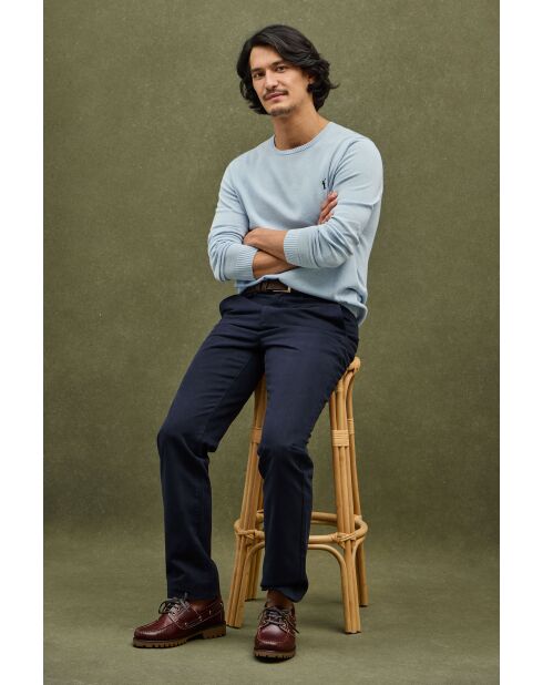 Maglione Warren baby in cotone blu