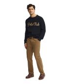 Felpa Nathaniel in cotone blu