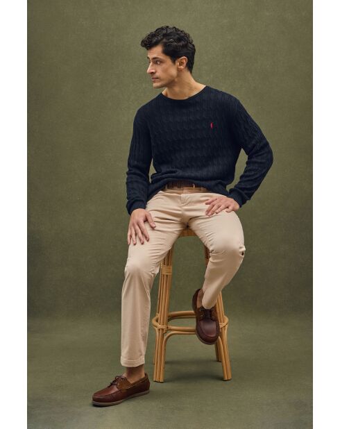 Felpa Christian navy in cotone