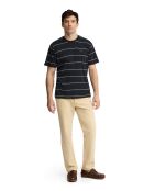 T-Shirt à manches courtes en coton Sylvain navy-light yellow