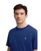 T-Shirt à manches courtes en coton Lionel royal blue