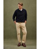 Felpa Evan in cotone blu