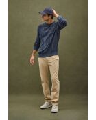 Pullover Owen in denim in cotone blu