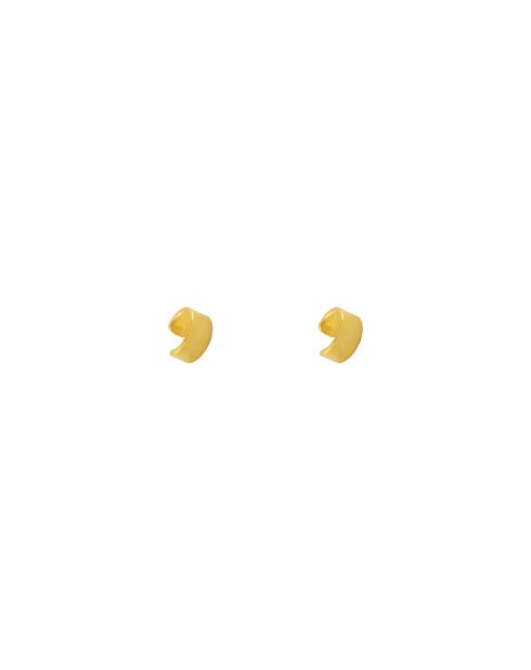 Boucles d'oreilles Félicie en laiton dorées
