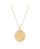 Collier PISCES en laiton doré